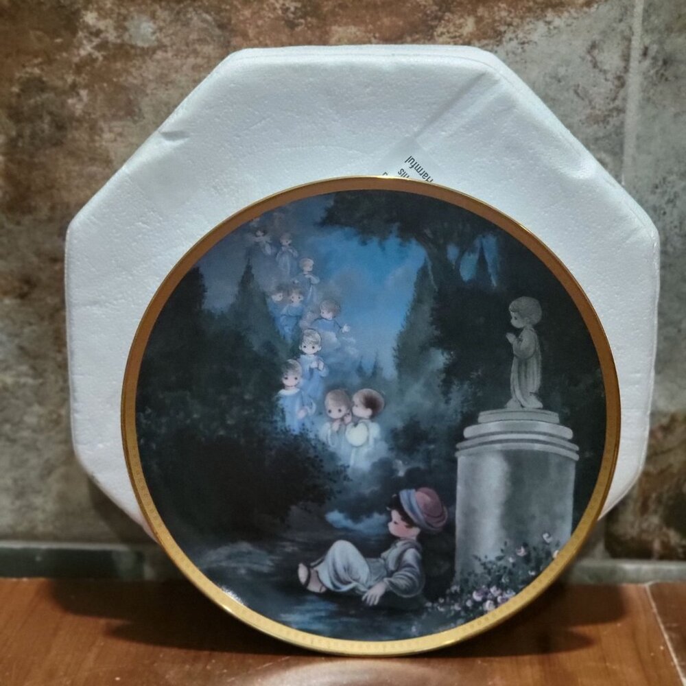 Precious Moments Decorative Plate Hamilton Jacobs Dream 1994